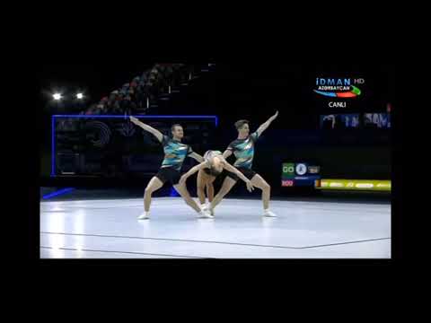 ROMANIA 1 - SENIORS TRIO Aerobic Gymnastics European Championships 2019