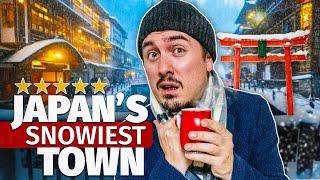 I Survived Japan's Snowiest Town ⛩️ Winter Road Trip