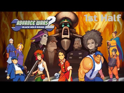 Advance Wars 2 Black Hole Rising 1st Half Game Playthrough - Normal Campaign