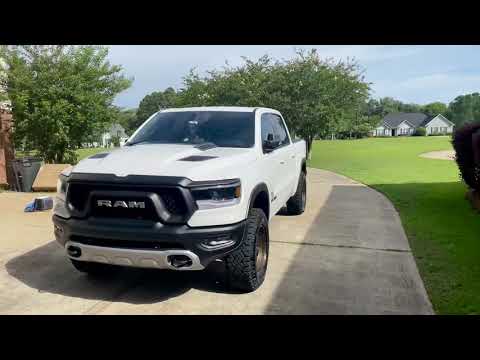 2019 Ram Rebel 2\" level 18x9 Fuel Shok and Trifecta 2.0 bed cover w/RamBox