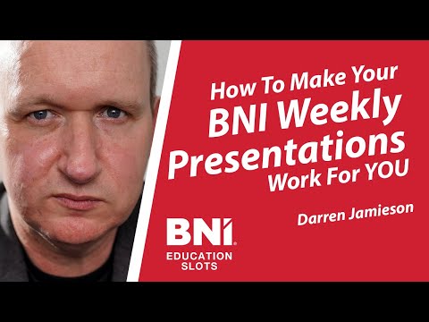 Effective Weekly Presentations in BNI Meetings: Tips and Strategies | BNI Education Slots