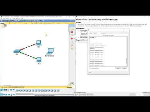 PKT 5.2.2.8 - Troubleshooting Switch Port Security