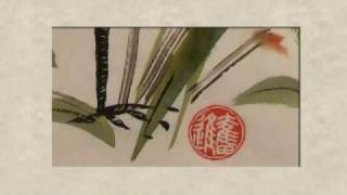 Chinese bird and flower painting - Raggedy Rooster Chinese Paintings