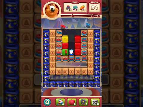 Toon blast 3186 no boosters 3 stars