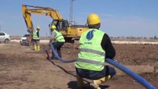 HARRAN İLÇESİNDE ALT YAPI HİZMETLERİ ARALIKSIZ DEVAM EDİYOR