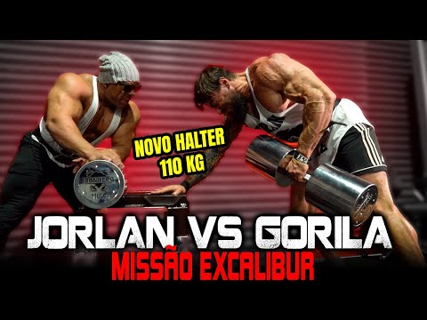 JORLAN VS GORILA - DESAFIANDO O NOVO HALTER EXCALIBUR DO CT