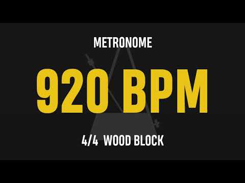 920 BPM 4/4 - Best Metronome (Sound : Wood block)