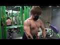 久々に気合の入った胸トレ!!おりゃあ