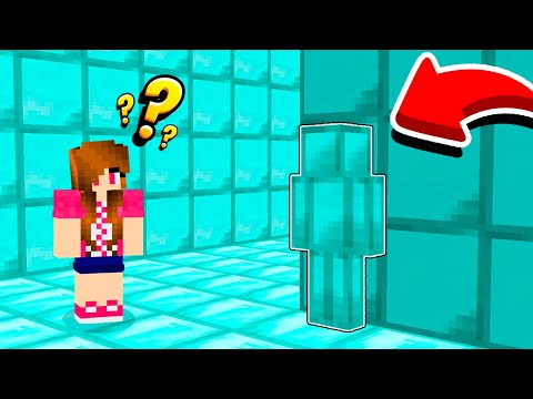 ELE SE ESCONDEU COM DISFARCE DE DIAMANTE NO MINECRAFT!
