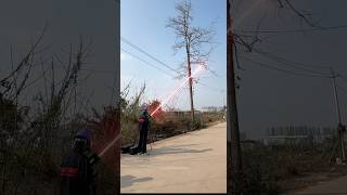Amazing China Laser Tree Cutting Machine 😳🌲 #shorts