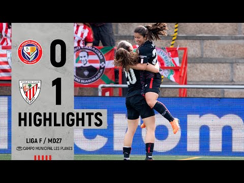 Imagen de portada del video HIGHLIGHTS | Levante Las Planas 0-1 Athletic Club | Liga F 2022-23 27. J