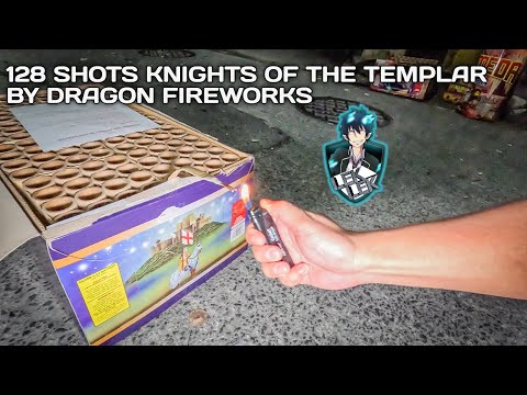 128 Shots Knights of the Templar by Dragon Fireworks, Manila, Philippines, New Year's Eve 2024-2025