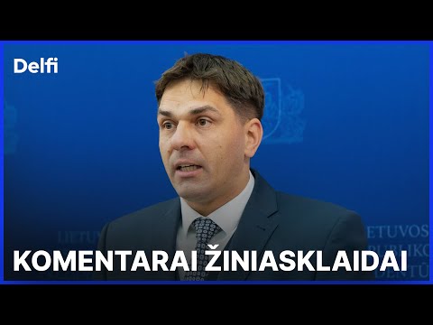 Tiesiogiai: kultūros ministro Ignoto Adomavičiaus spaudos konferencija