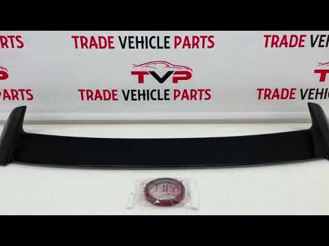 Fits BMW 1 Series E81 E87 2004-2011 Rear Roof Boot Lip Spoiler Gloss Black video