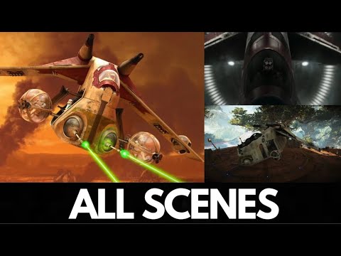 LAAT all scenes (2, 3, Mandalorian)