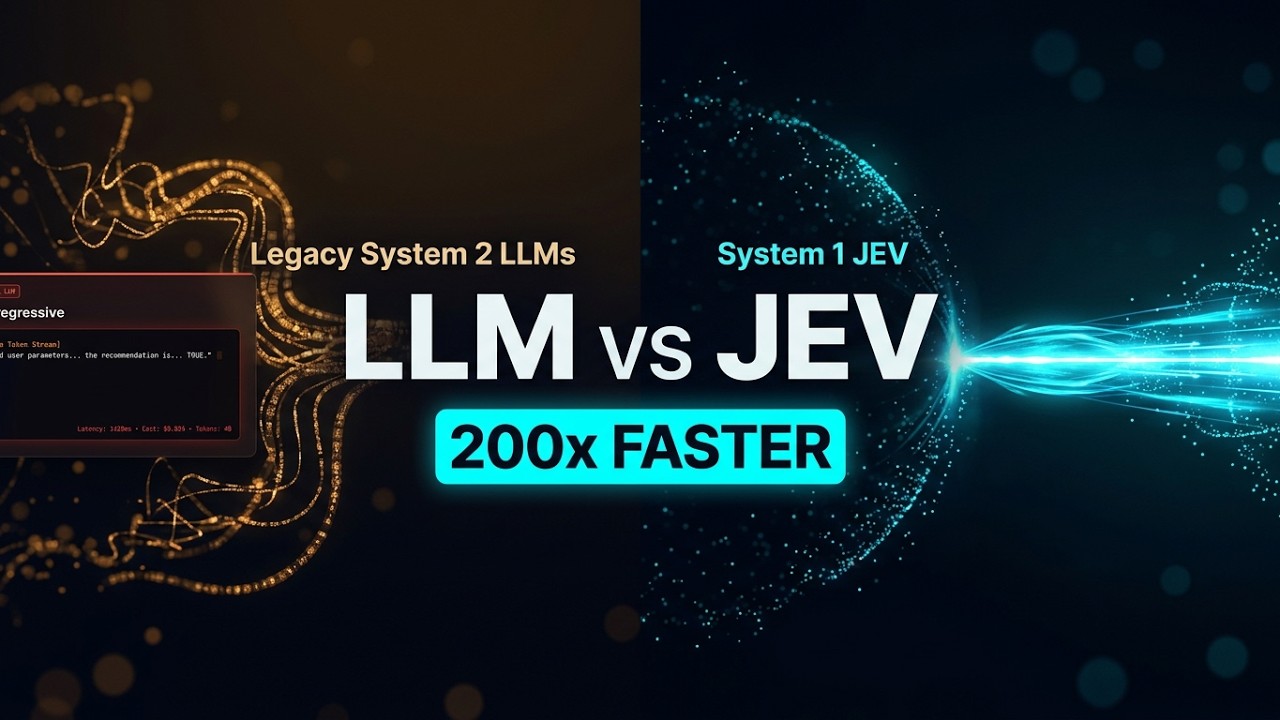 What Is JEV? — The System 1 AI Model That Breaks LLM Agent Bottlenecks