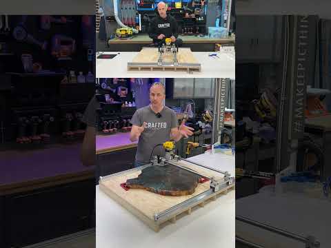 Ultimate Trim Router Sled - Perfect Slab Mill For Small Shops