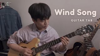 Wind Song - Kotaro Oshio | Fingerstyle Guitar Solo | Tab