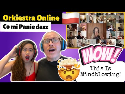 Orkiestra online #wdomuzagrane - Co mi Panie dasz (arr. Adam Sztaba) | REACTION!🇵🇱