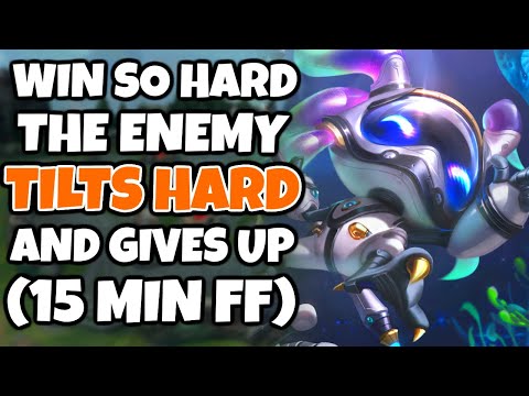 2 Games where the enemy tilts so hard they surrender at 15 minutes | Pekin Woof