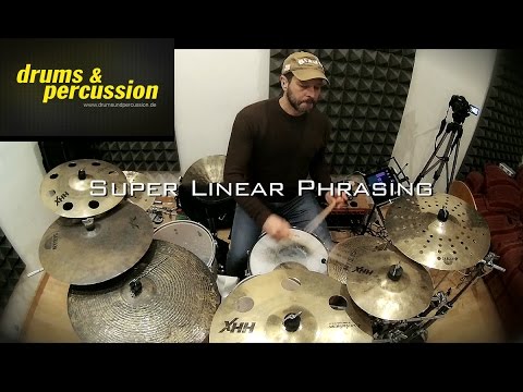 Super Linear Phrasing on Drumset Part 1 - Linear Grooves for creativity