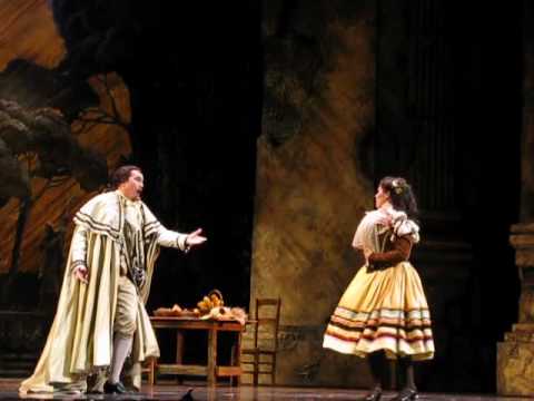 Duet "Là ci darem la mano" Don Giovanni rehearsal
