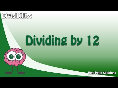 Divisibility Dividing By 12
