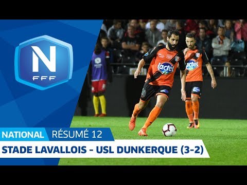 J12: Stade Lavallois - USL Dunkerque (3-2), le résumé I National FFF 2018-2018