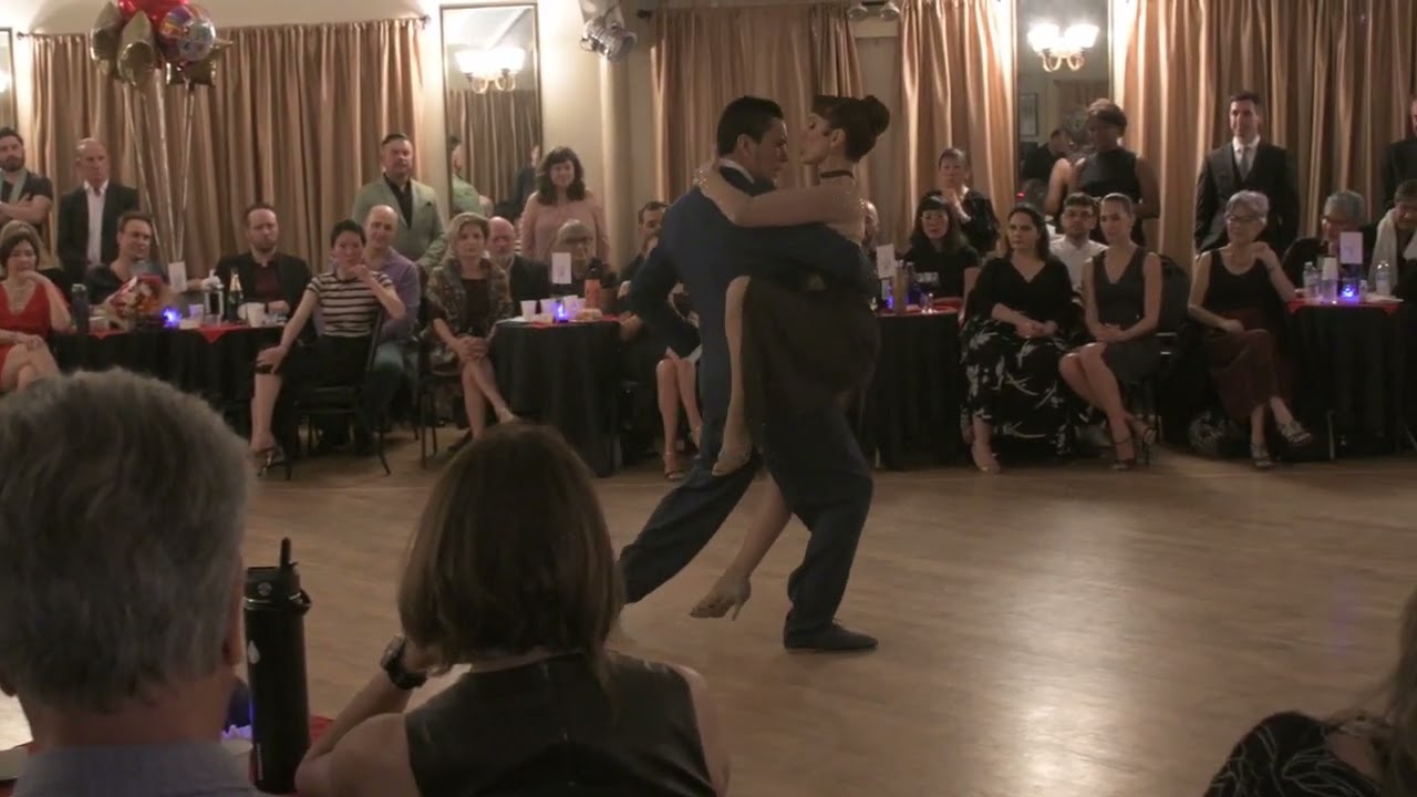 Miriam Larici and Leonardo Barrionuevo at Milonga Corazón 2/4