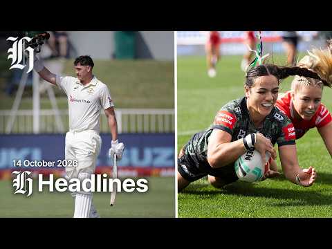 Thumbnail for NZ Herald Sport Headlines | Wednesday, October 14, 2026