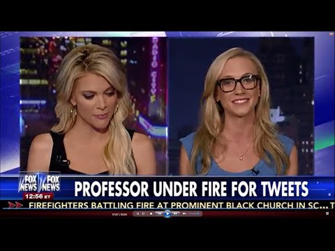 06-30-15 Kat Timpf on The Kelly File - Whiteness is Terror Professor