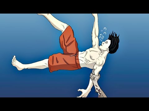 Something terrifying caught a subscriber while he was swimming