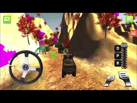 Offroad Army Tank Transport 3D Video