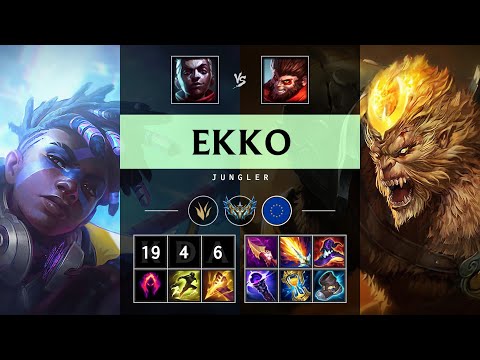Ekko Jungle vs Wukong - EUW Challenger Patch 25.19