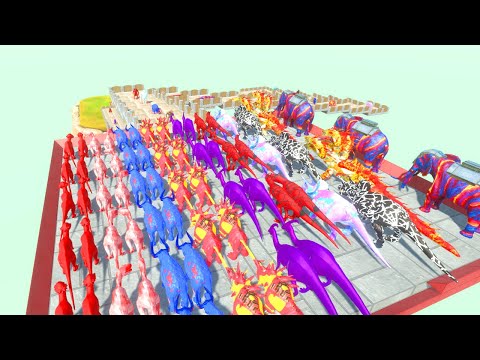 Colorful All Units vs Strongest Animal Championship - Animal Revolt Battle Simulator