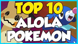 Top 10 New Pokemon in Pokemon Sun and Moon - BEST NEW ALOLA POKEMON! by Verlisify