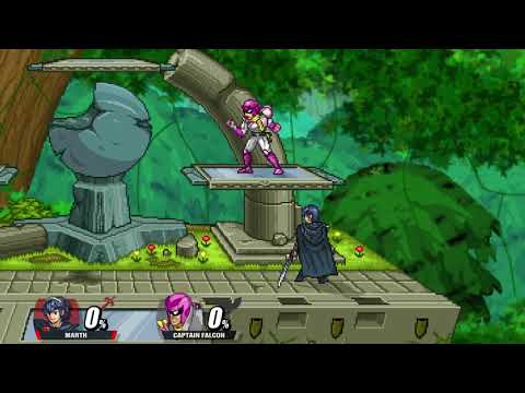 I managed to make it under battlefield with marth (ssf2)