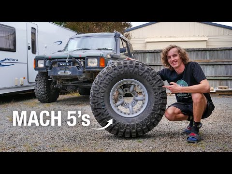 SUPER RARE Beadlocks for LANDO! My Dream Wheels - Mach 5s w/ 35" Maxxis Creepy Crawlers!