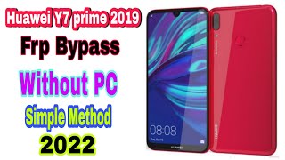 Huawei Y7 Prime 2019 FRP/Google Lock Bypass Android 8.1.0 Not Hotspot No Wifi no Talkback