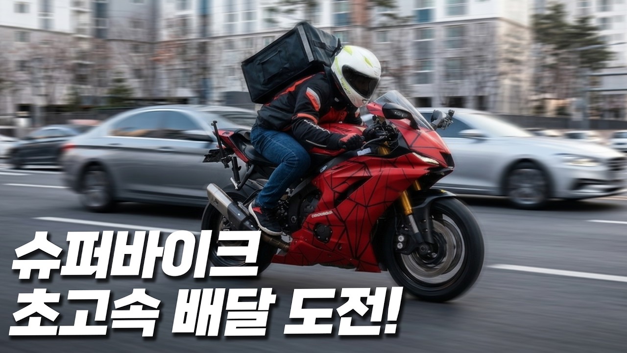 류석 님 신규영상 : 슈퍼바이크로 배달을?