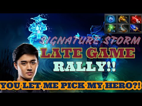 ABED SIGNATURE STORM SPIRIT LATE GAME RALLY DOTA 2 7.23