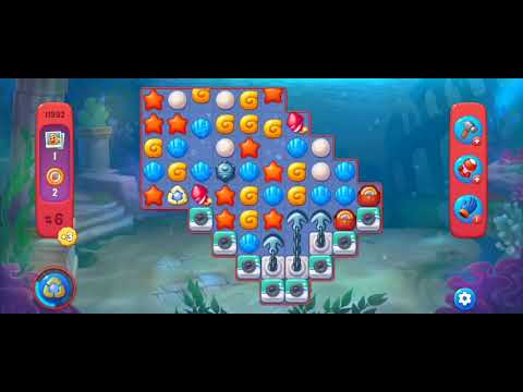 Fishdom Hard Level 11992 (with Double Lightning Booster) @choraelmin