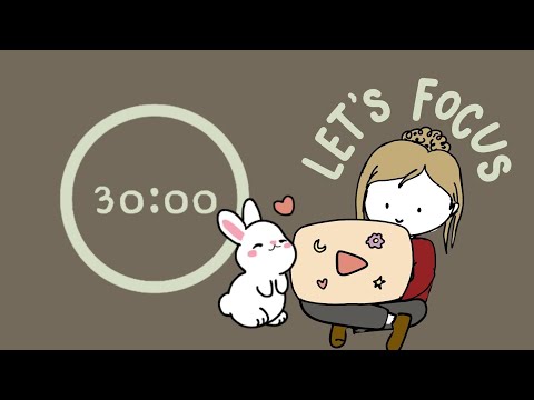 Pomodoro Timer 4x30min (3hr) | ADHD | Let's get focused! | Lofi + train ambience ♡ #pomodoro [no AI]