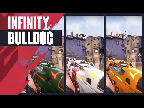 Infinity Bulldog Skin Showcase [4K] - Valorant Battlepass Skins
