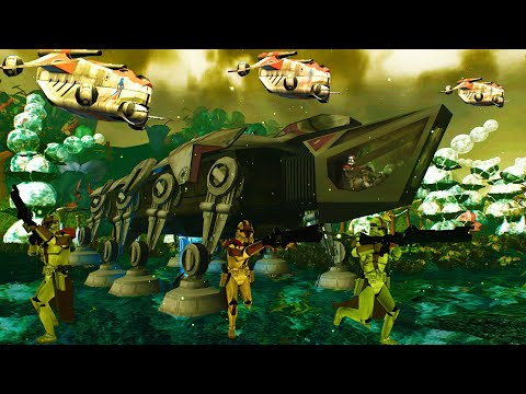 Republic Invasion of FELUCIA! - Star Wars: Battlefront II Clone Wars Extended Mod