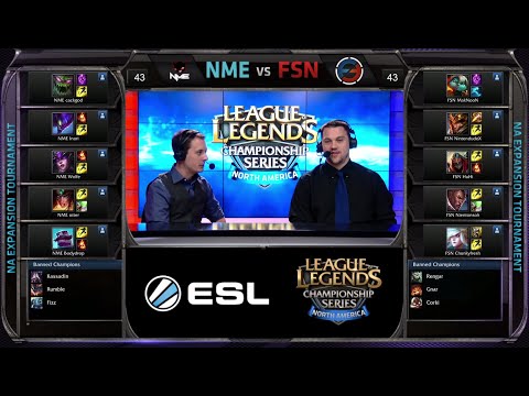 Enemy eSport vs Fusion Gaming Game 1 | NA LCS Expansion Tournament Spring 2015 | NME vs FSN G1 60FPS