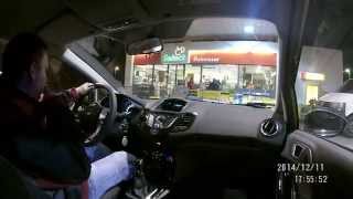 preview picture of video 'Állóra fékezés egy figyelmetlen autós miatt'