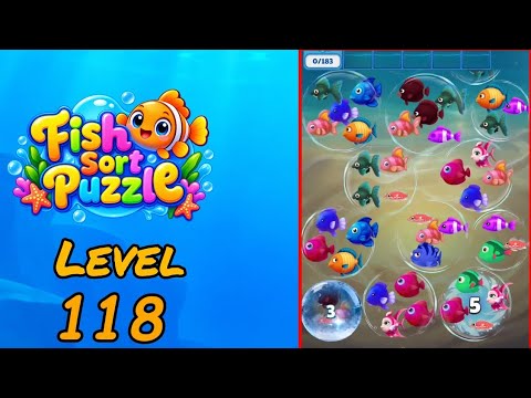 Fish Sort Puzzle Level 118 Walkthrough thumbnail