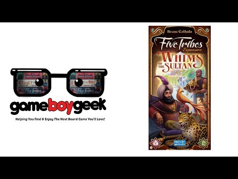 The Game Boy Geek Reviews Five Tribes: Whims of  the Sultan