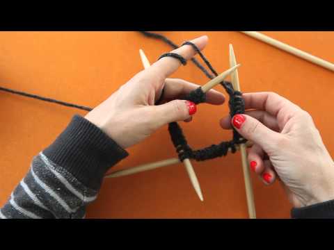 IckeMade - Maschen verteilen und Nadelspiel mit linker Masche schließen